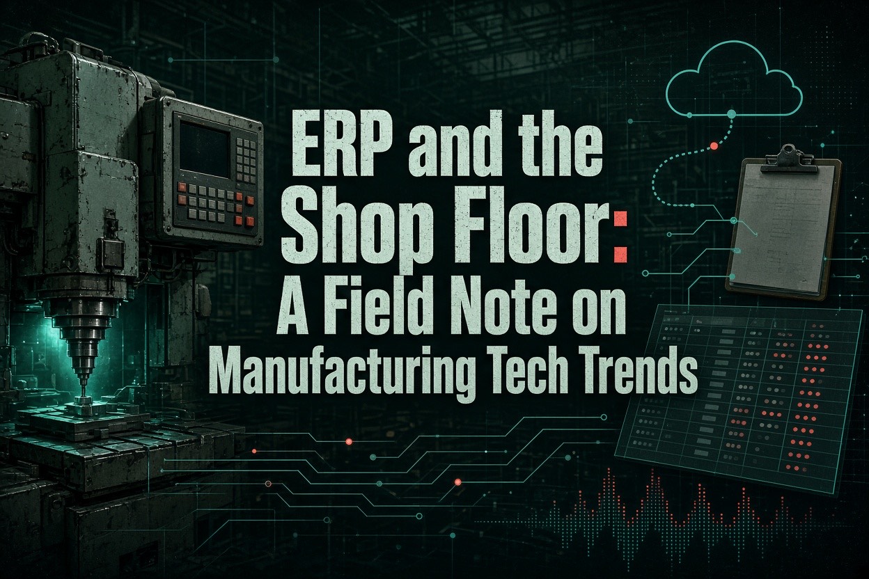 ERP and the Shop Floor: A Field Note on Manufacturing Tech Trends
