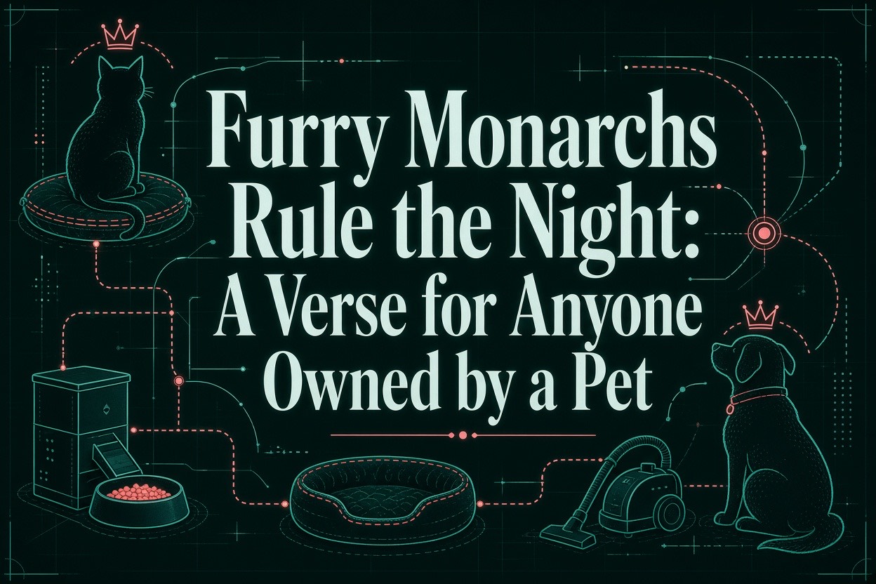 Furry Monarchs Rule the Night: A Verse for Anyone Owned by a Pet