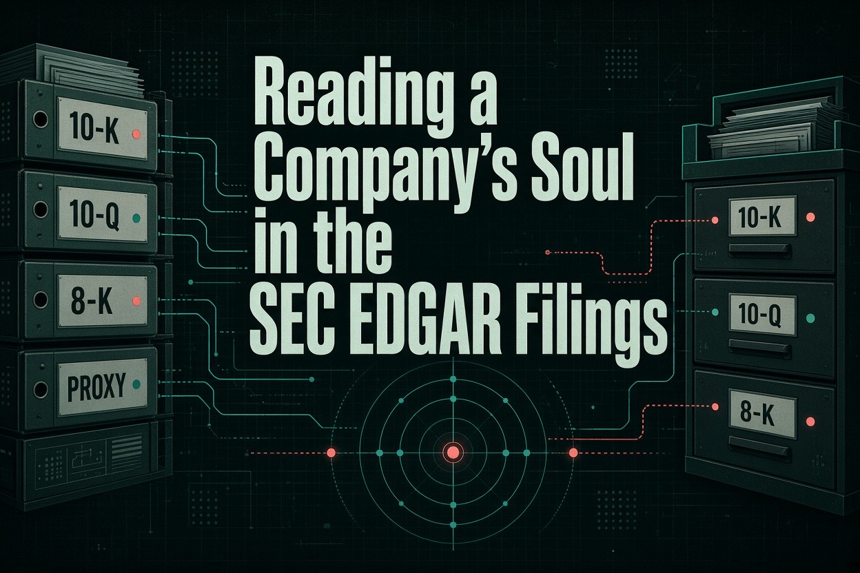 Reading a Company's Soul in the SEC EDGAR Filings