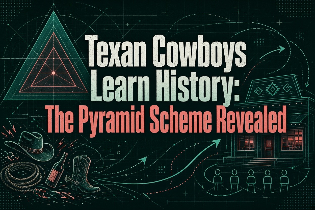 Texan Cowboys Learn History: The Pyramid Scheme Revealed