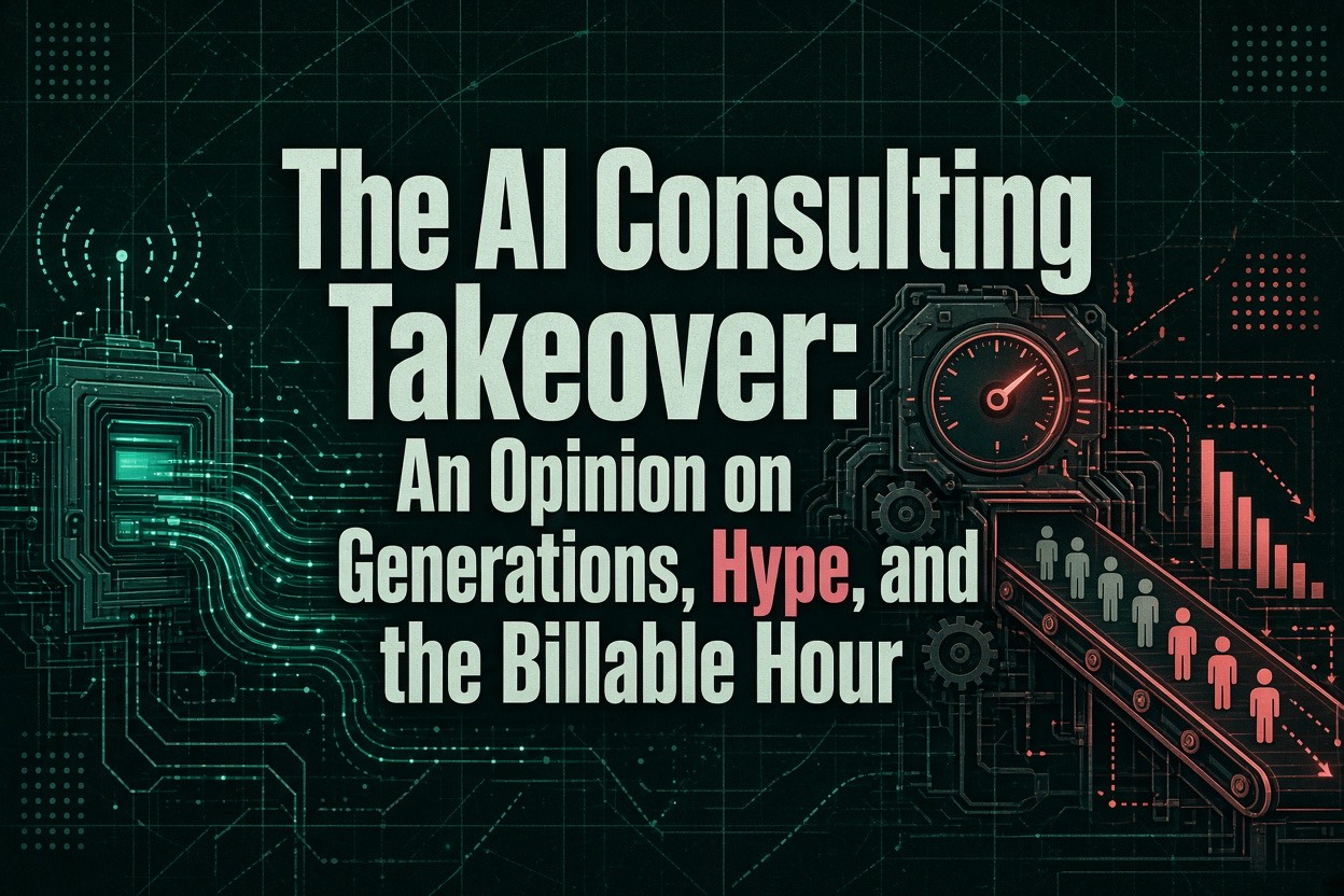The AI Consulting Takeover: An Opinion on Generations, Hype, and the Billable Hour