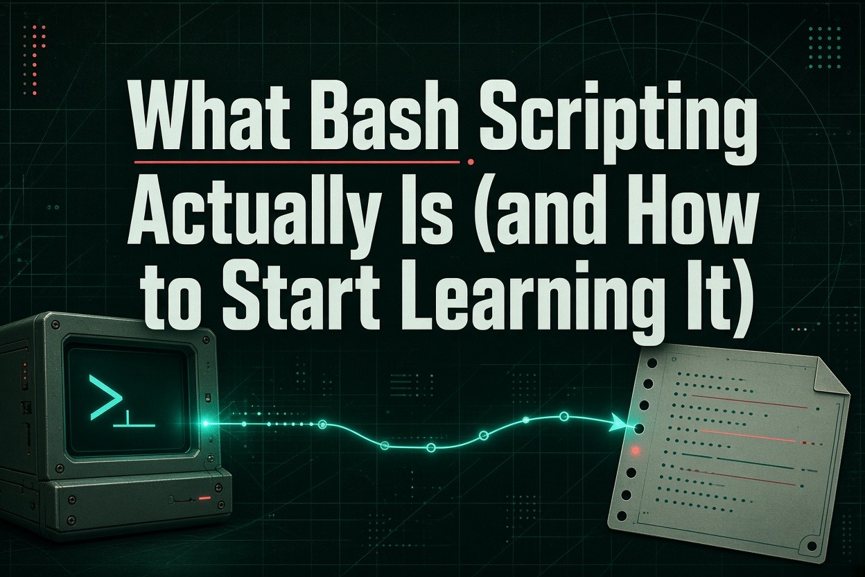 What Bash Scripting Actually Is (and How to Start Learning It)