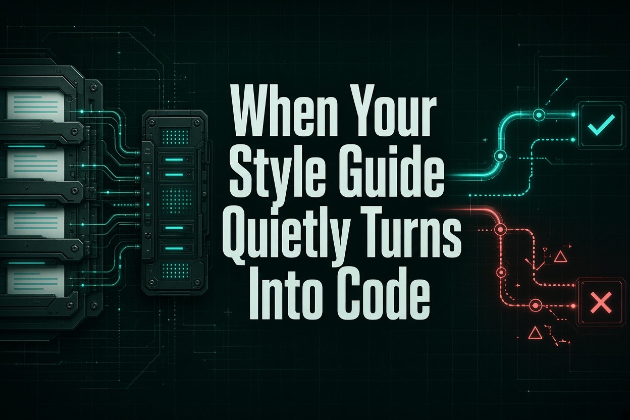 When Your Style Guide Quietly Turns Into Code
