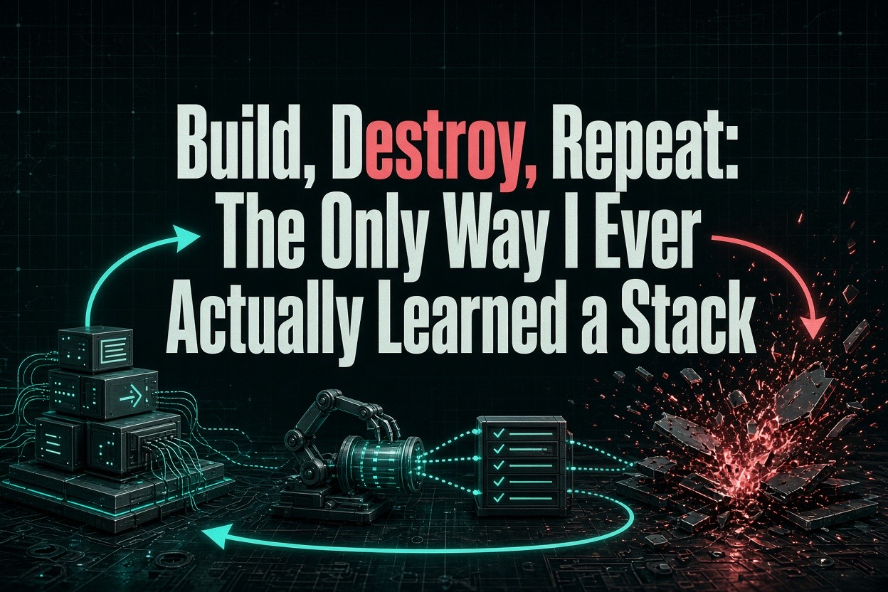 Build, Destroy, Repeat: The Only Way I Ever Actually Learned a Stack