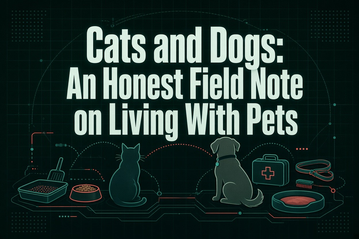 Cats and Dogs: An Honest Field Note on Living With Pets