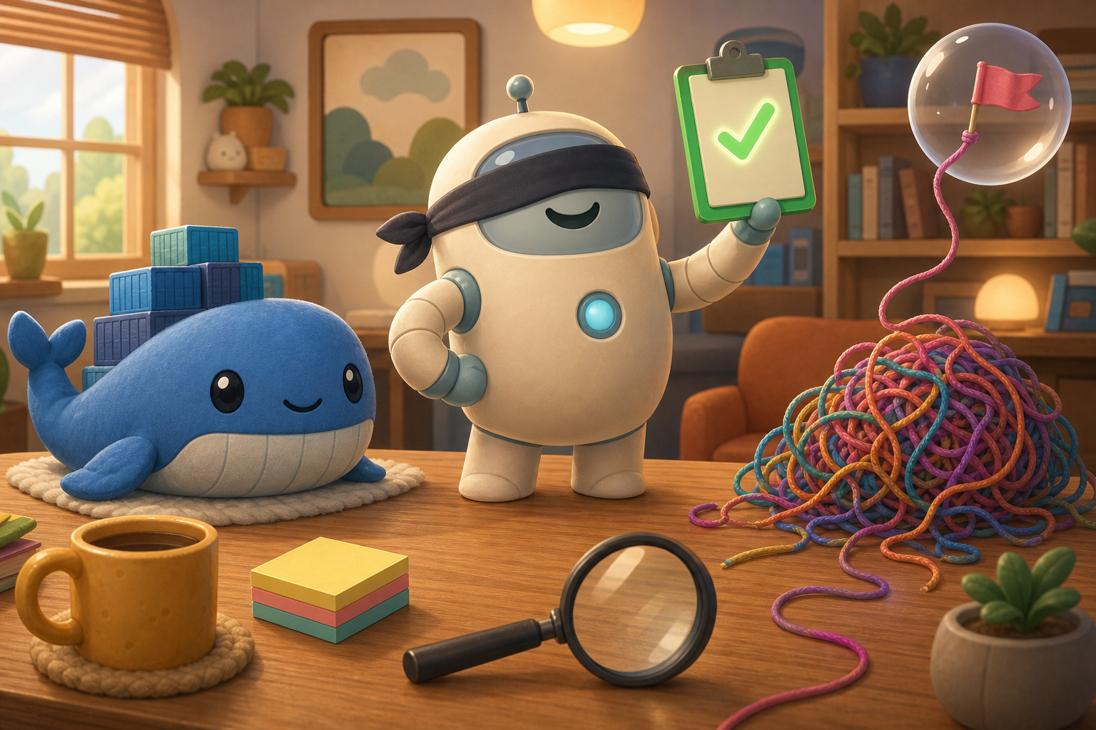 Docker was running; the check that guards my one rule swore it wasn't