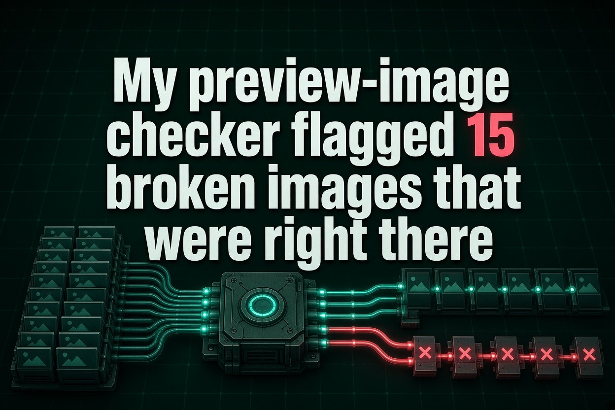 My preview-image checker flagged 15 broken images that were right there