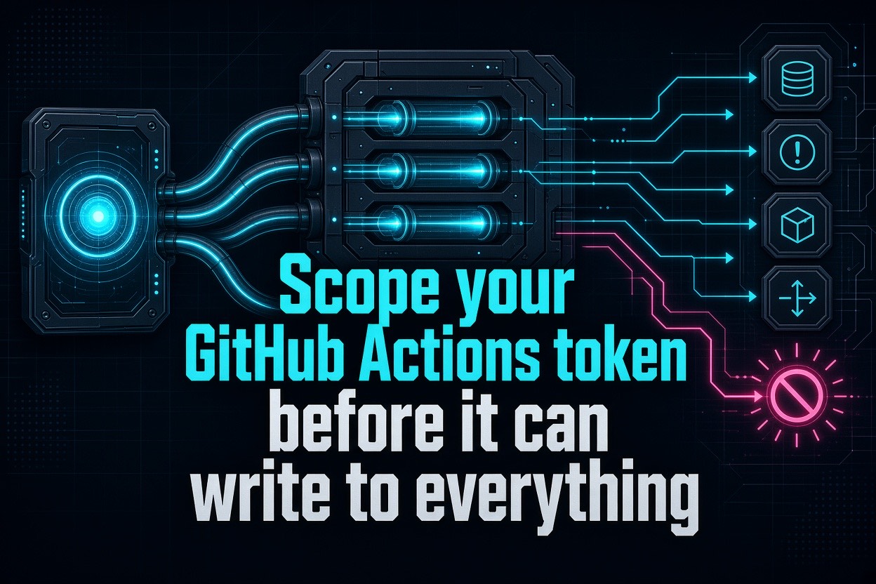Scope your GitHub Actions token before it can write to everything