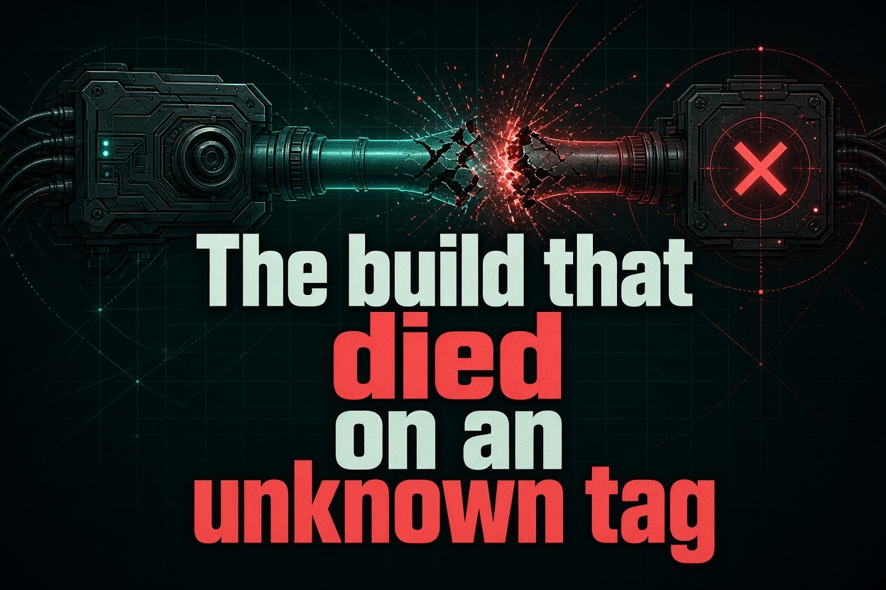 The build that died on an unknown tag