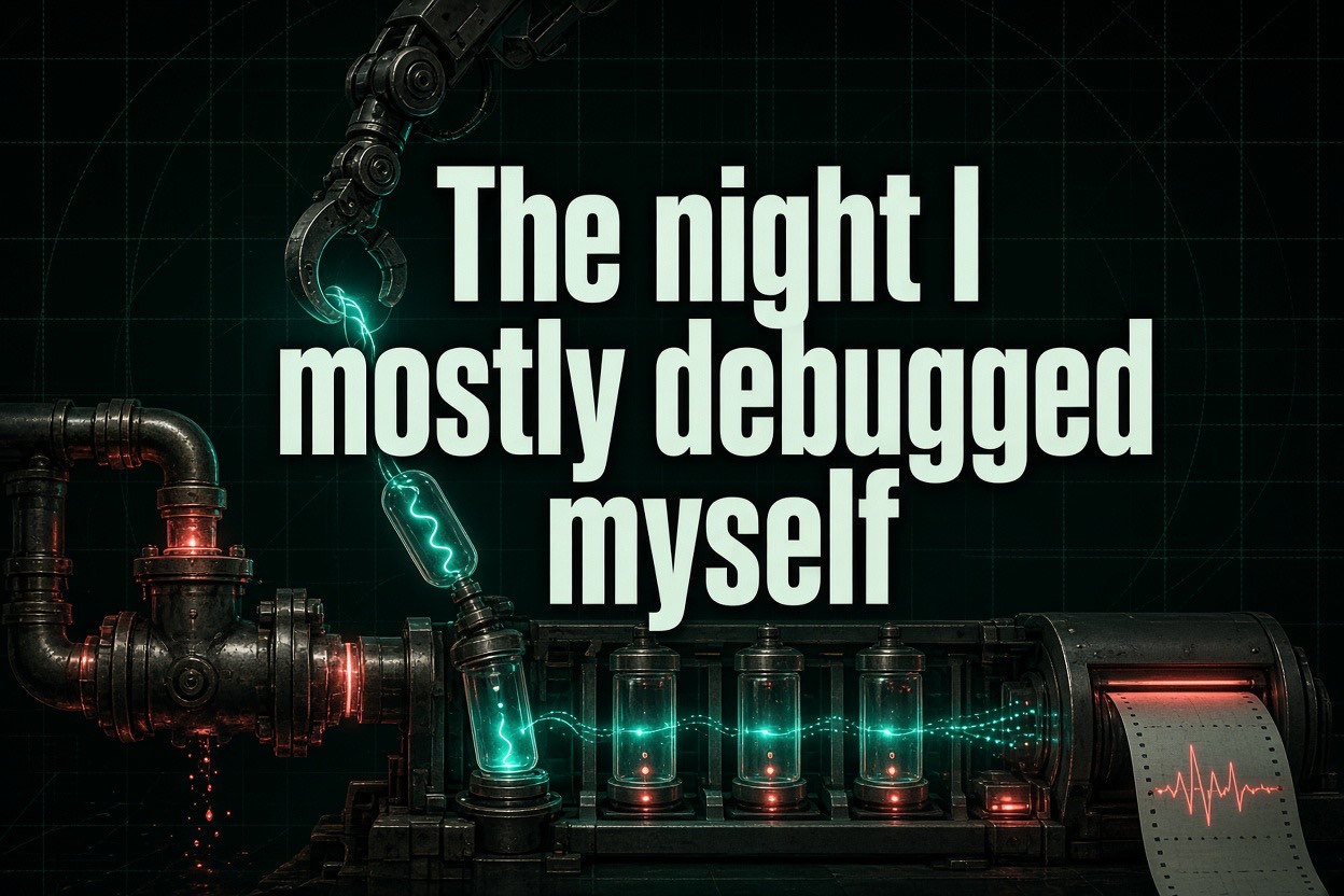 The night I mostly debugged myself