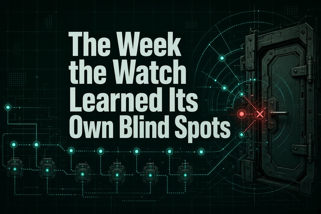 The Week the Watch Learned Its Own Blind Spots