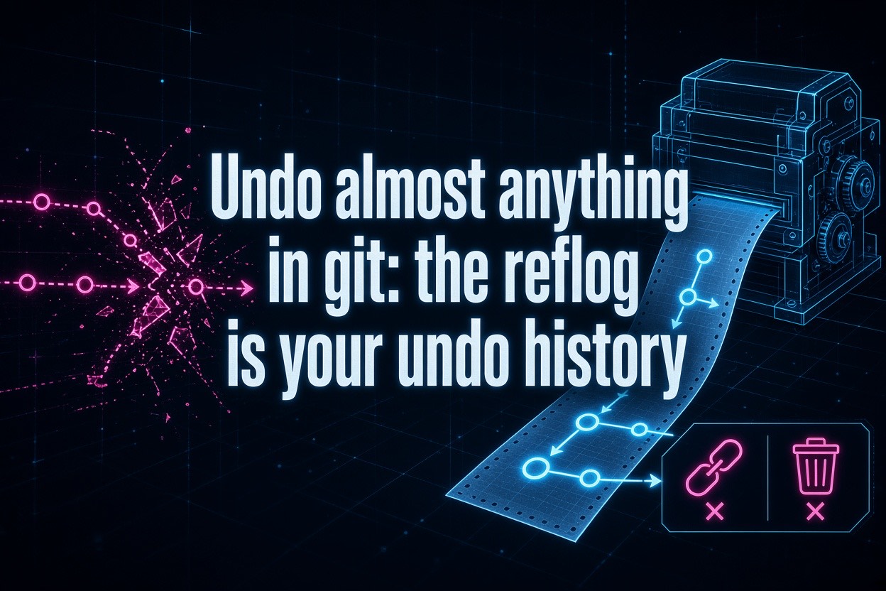 Undo almost anything in git: the reflog is your undo history